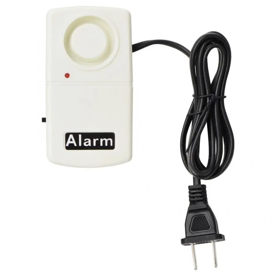 

Power on Off Dual Function Detector Sensor Alarm Anti-theft System 175V-265V Power Failure Outage Short Circuit Alarm CN Plug