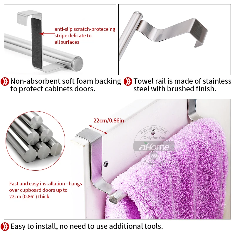 Крючок для дверцы кухонного шкафа вешалка дверных полотенец Вешалка из