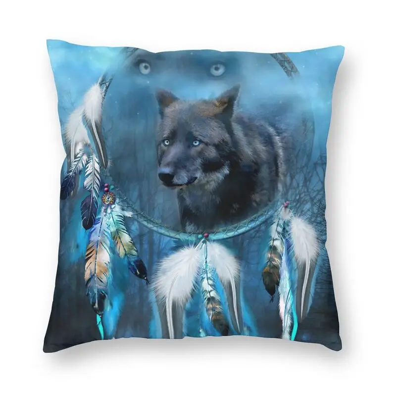 Модная наволочка с волком для домашней декоративной подушки 40x40 дивана | Дом и сад