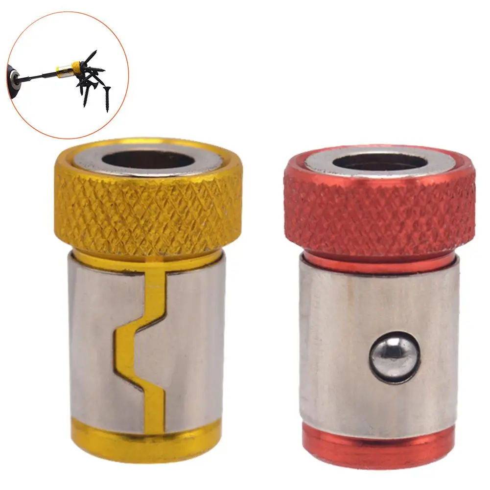 

1/4inch Magnetic Hex Shank Screwdriver Drill Bit Holder Quick Release Screwdriver Bit Holder Woodworking Hand Tools Fasteners Ha