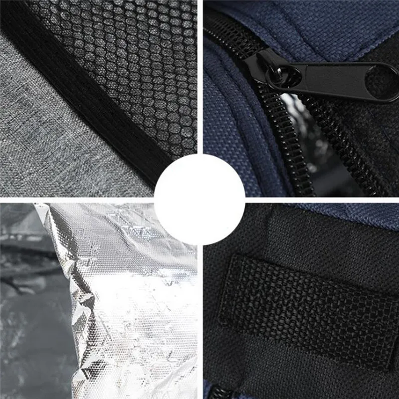 

High Capacity Water Bottle Cooler Tote Bag Insulated Cooler Bag Outdoor Traveling Camping Hiking Universal Water Bottle Pouch