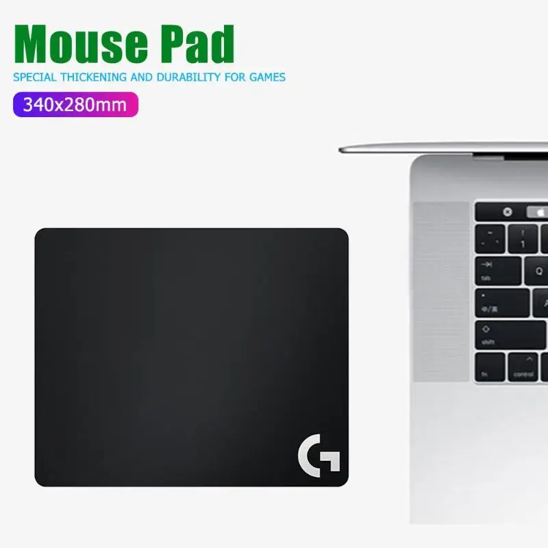 Коврик для игровой мыши из мягкой ткани, 34X28 см, G640, 46X40 см, нескользящая резиновая основа, большой коврик для мыши, для ПК, компьютера, ноутбука