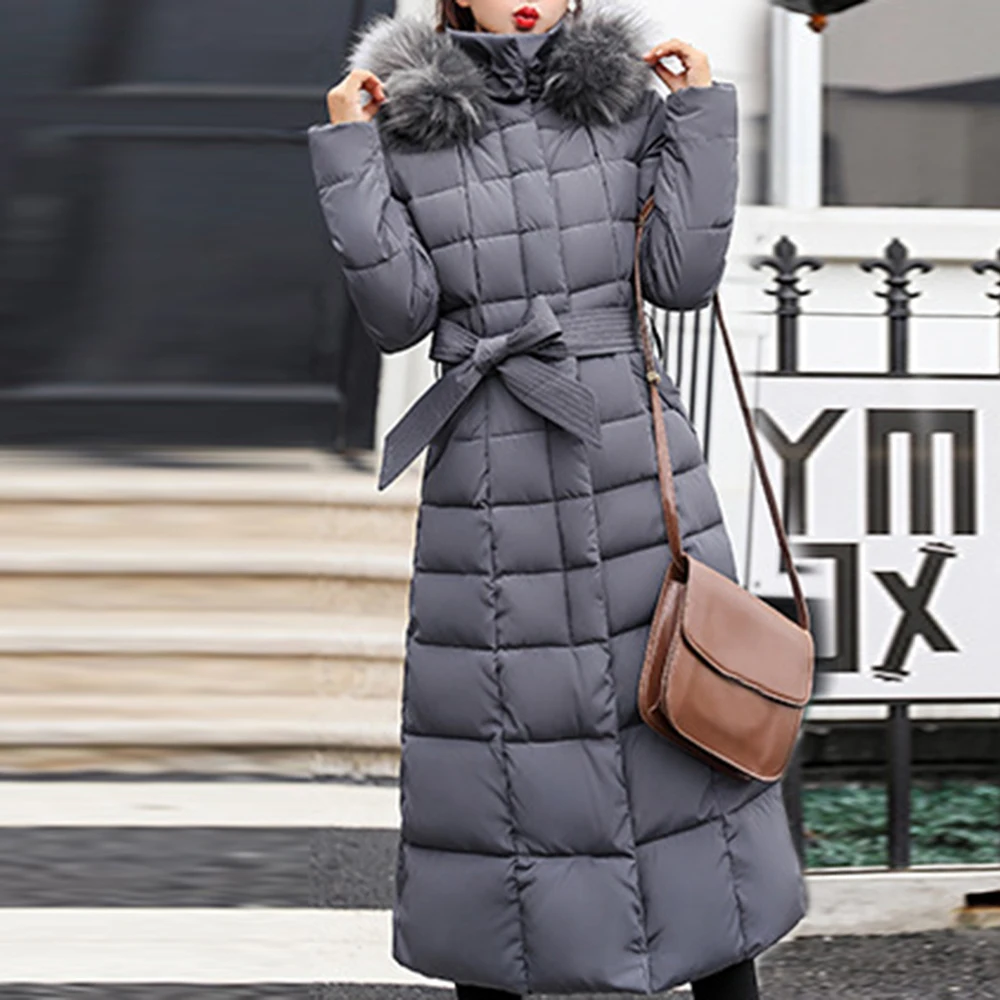 2019 New Style Trendy Coat Women Winter Jacket Cotton Padded Warm Maxi Puffer Coat Ladies Long Coats Parka Femme Jacket