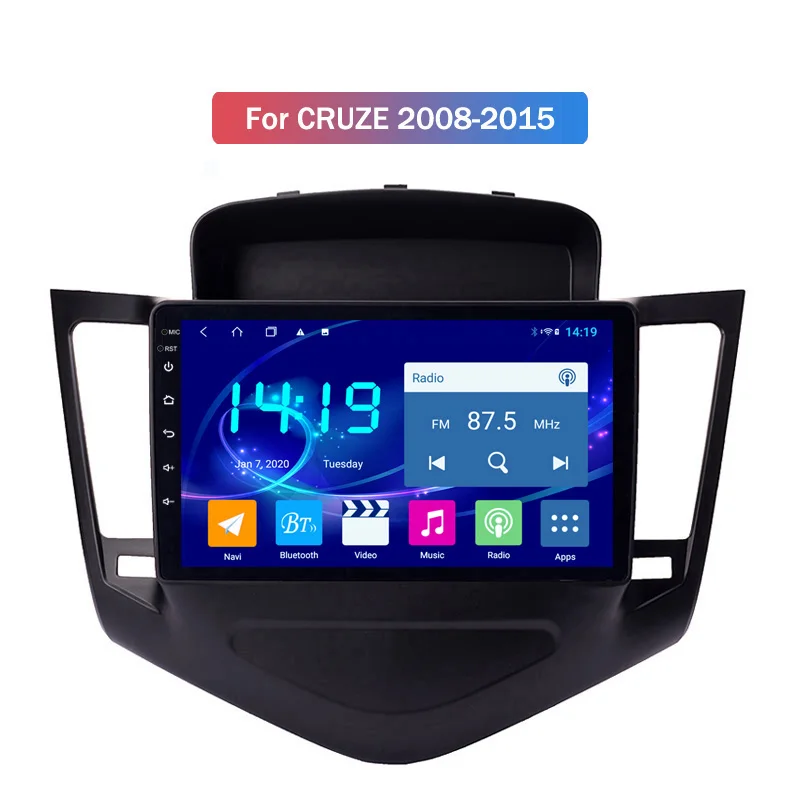 

Автомагнитола для Chevrolet CRUZE 008-2015, 4G + 64G, Android 10, GPS-навигация, IPS, DSP, CARPLAY
