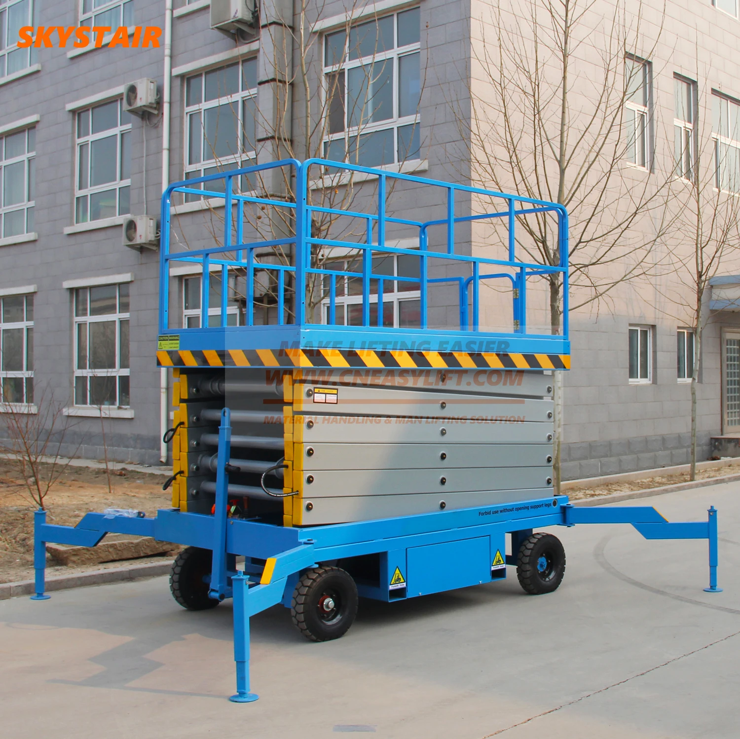 SKYSTAIR подвижный вертикальный подъем ножницы Лифт Genie ножничный подъемник