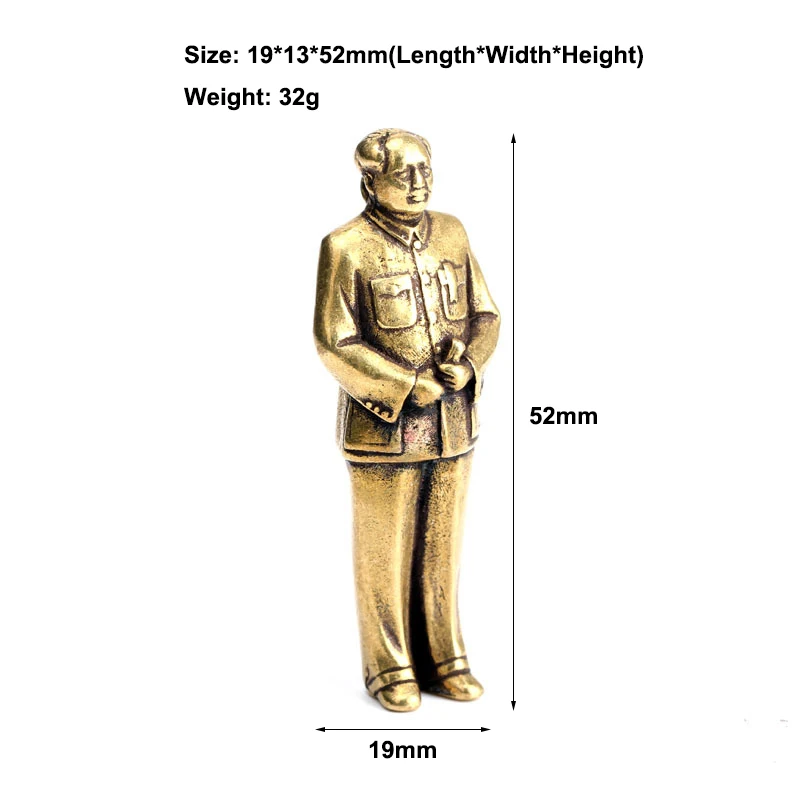 Ремесла из чистой меди в стиле ретро с руководителем Мао | Дом и сад