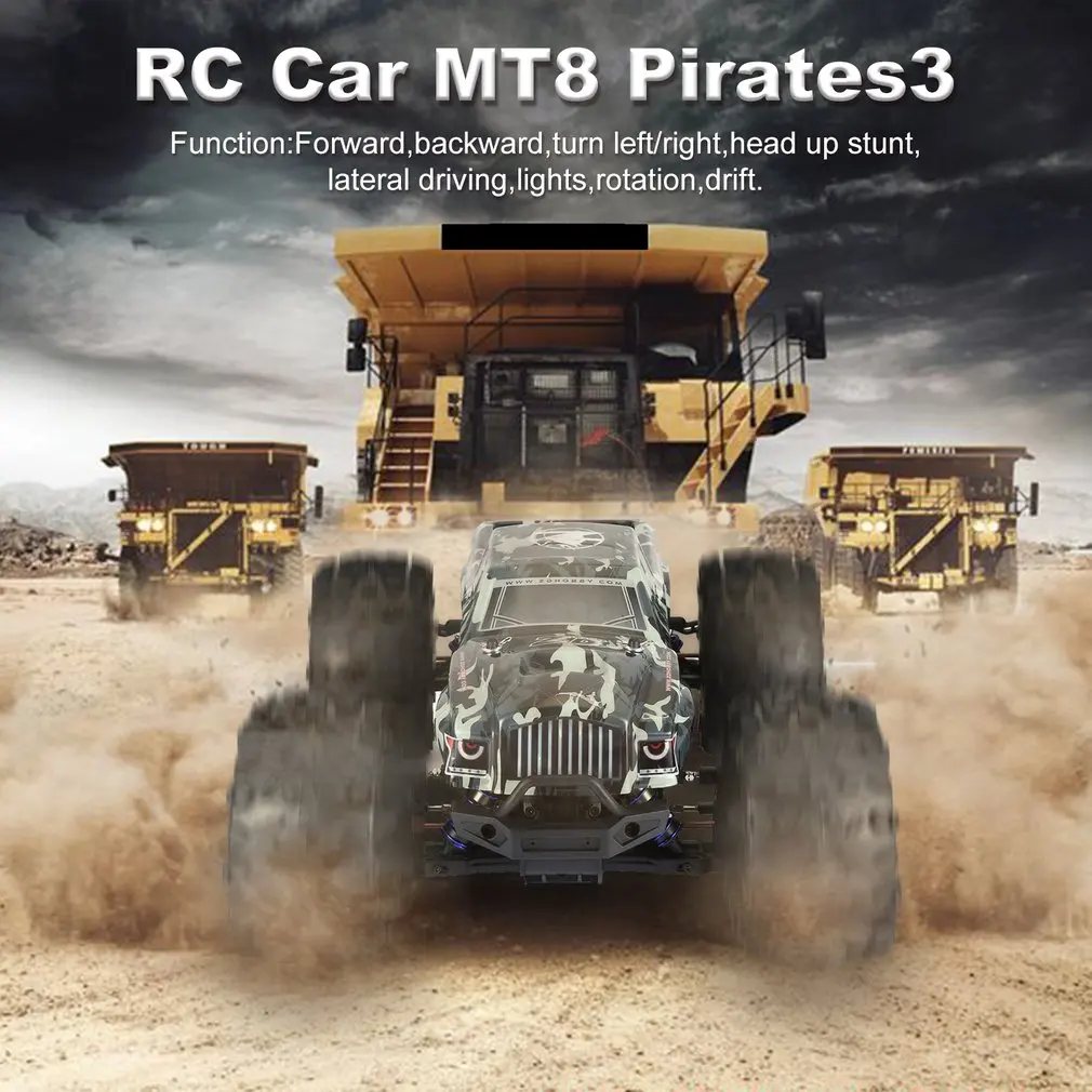 ZD RACING MT8 Pirates3 1/8 2,4 г 90 км/ч электрический бесщеточный RC гоночный автомобиль внедорожная модель большой ноги монстр грузовик RTR/Автомобильная рама