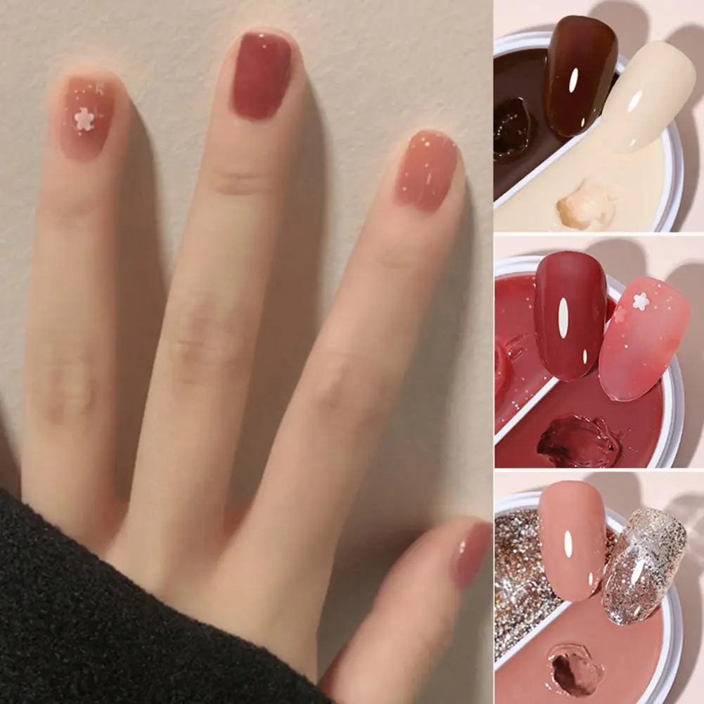 Безопасный лак для ногтей 15 г клей с низким запахом Быстросохнущий Гель-лак |