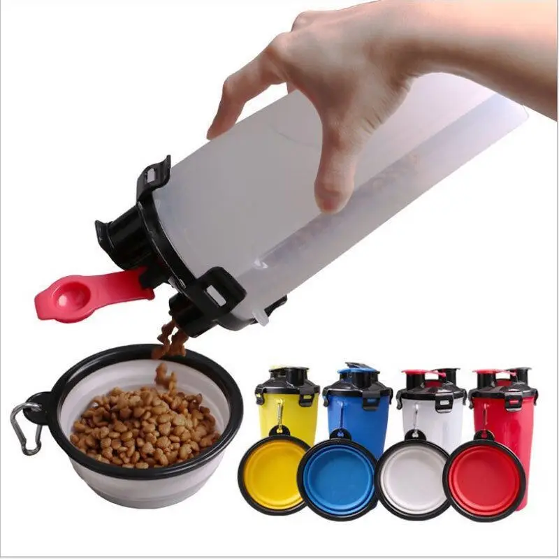 Складная Силиконовая миска для питомцев портативная гигиеническая походная
