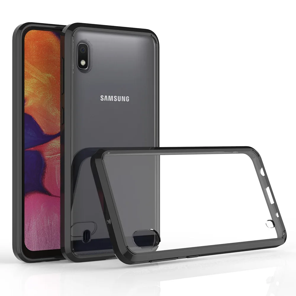 

Чехол для Samsung A10, противоударный силиконовый чехол-бампер, прозрачный жесткий чехол для телефона Samsung Galaxy A10, A 10