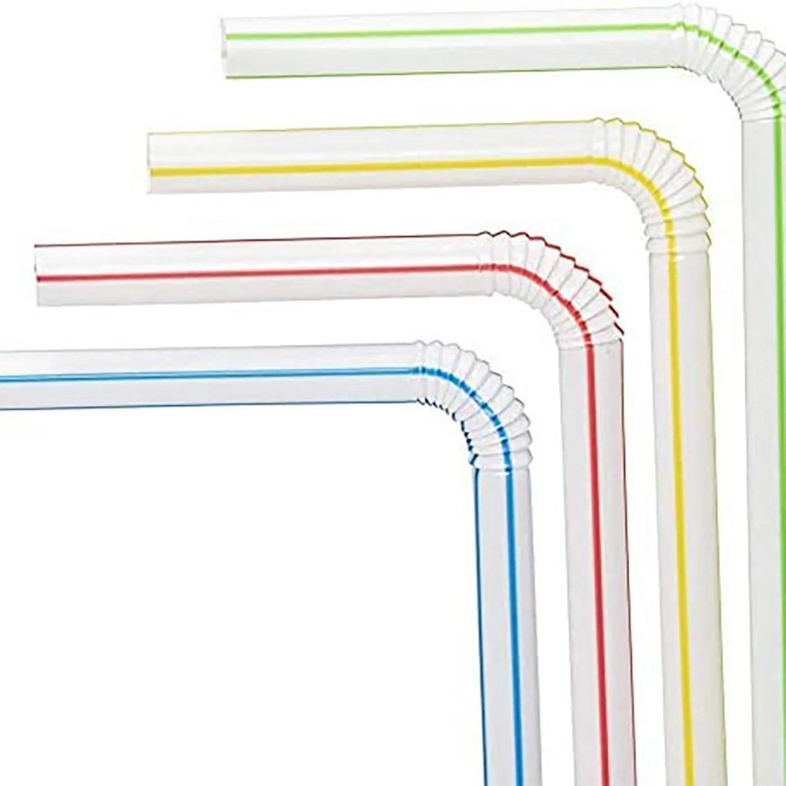 

2021 new kitchen tool 500PC disposable colorful elbow material straw set kitchen tool kitchen kitchen accessories