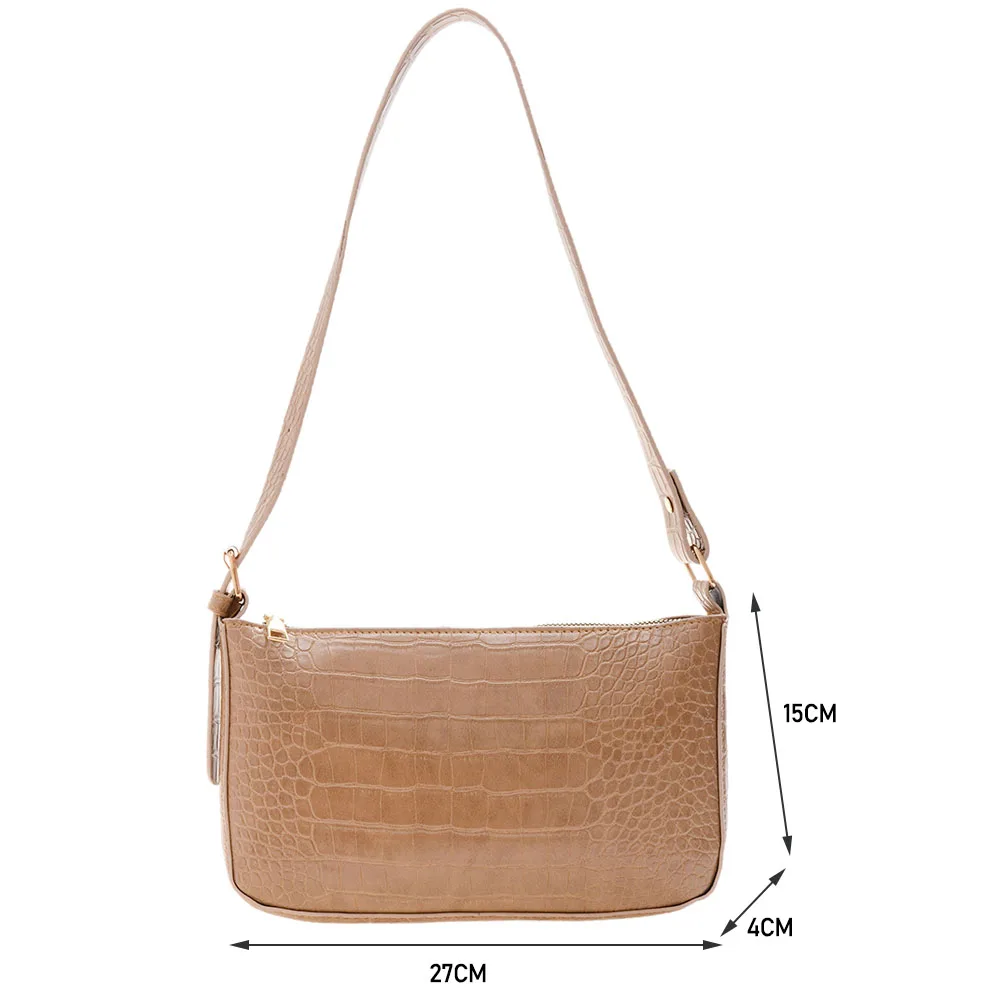 

Women's Messenger Handbags Retro Alligator Pattern Women Shoulder Bags Flap New PU Leather Casual Solid Crossbody Bags For women