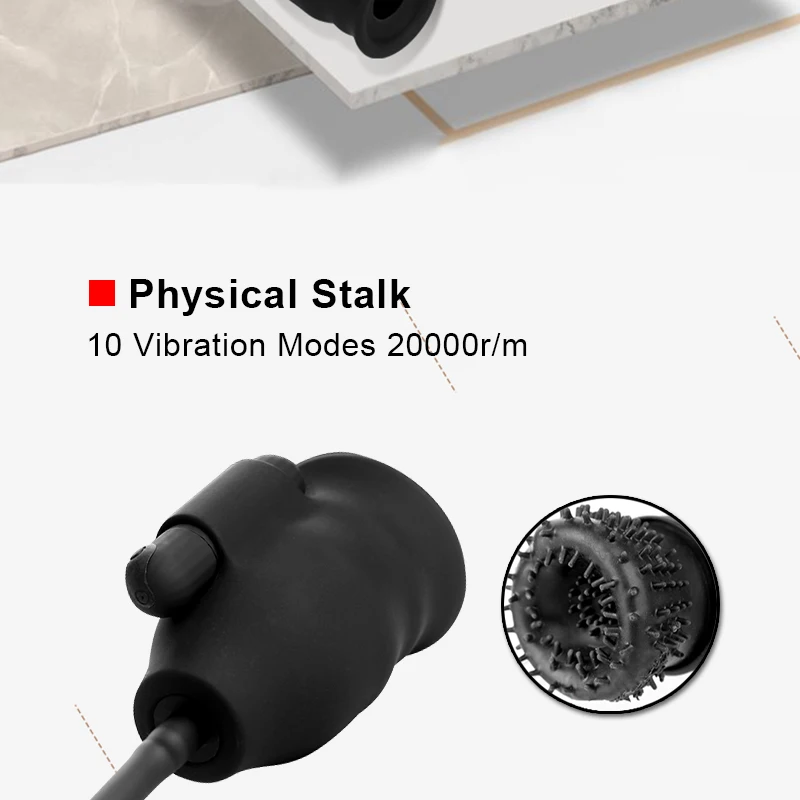 Массажер для пениса тренажер учебный вибратор мужские секс игрушки увеличение