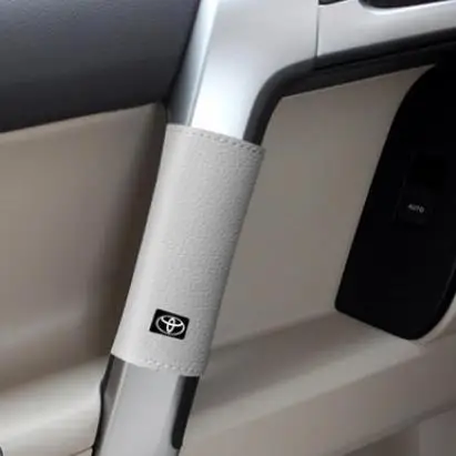 Дверная ручка из микрофибры кожаный чехол для Toyota Prado 2010-2016/Toyota Land Cruiser 2007-2016