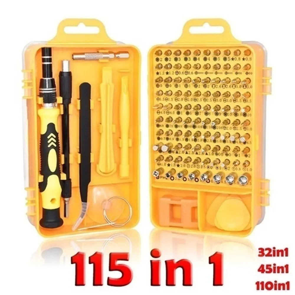 

115/32/13 in 1 Screwdriver Set with Storage Case Portable Chrome Vanadium Steel Electrician Precision Repair Tool For phone