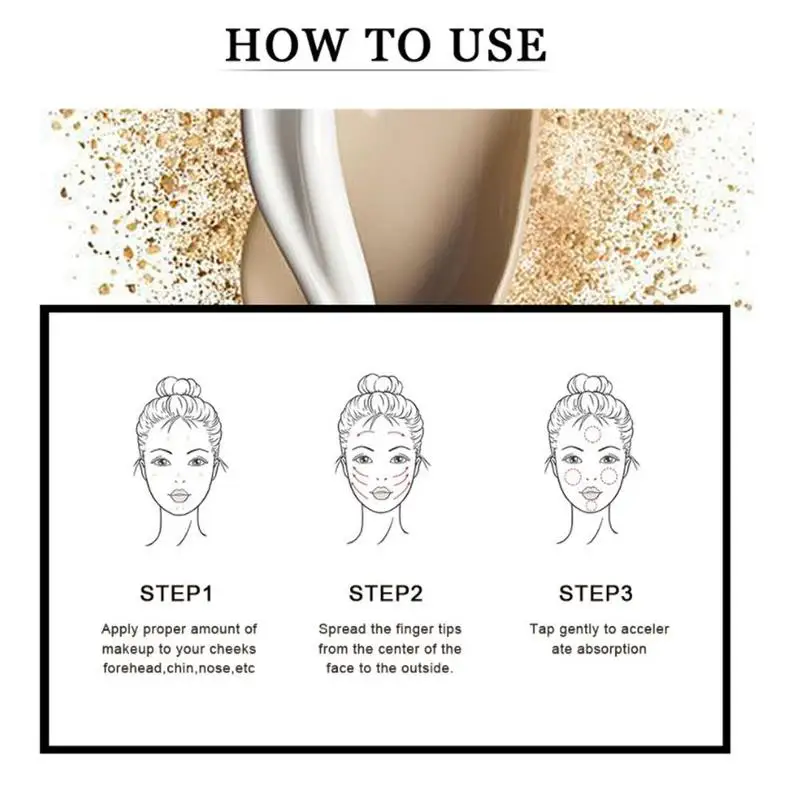 30 мл основа для лица меняющая цвет жидкая контроль жирности консилер увлажняющий