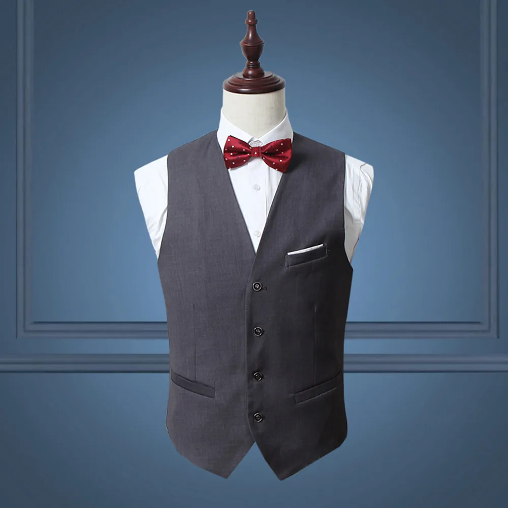 

Mens Vest Design Masculino Sleeveless Suit Vest Vintage Style Gilet V-Necked Slim Fit White Wedding Waistcoats 6XL 5XL