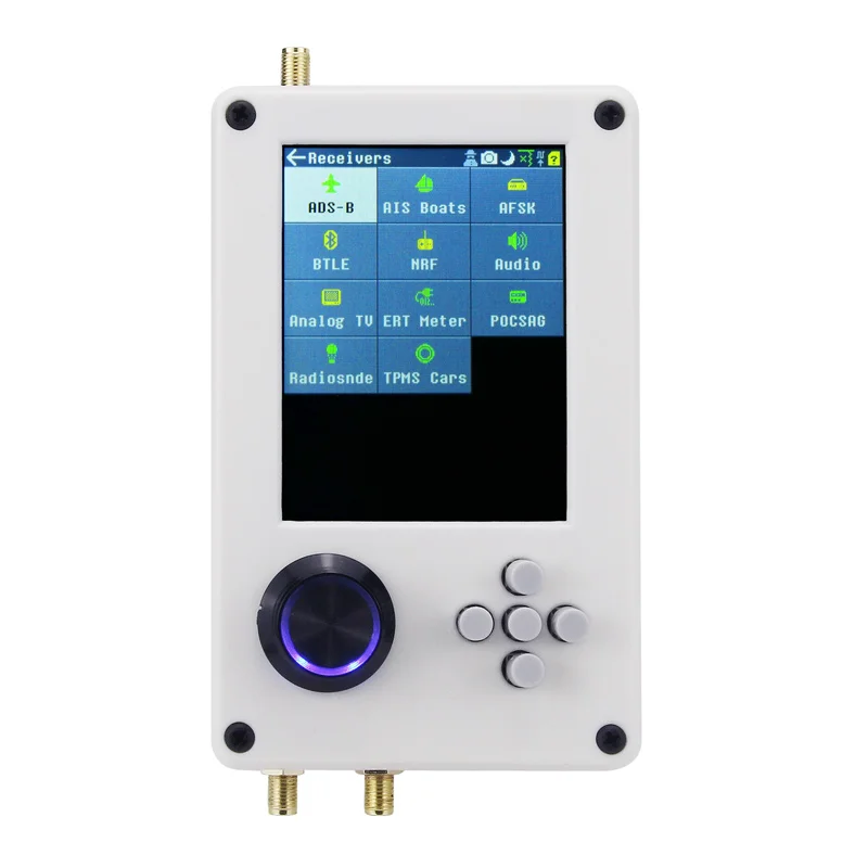 Bestellen Neue SDR Raido HackRF Ein Und PortaPack H2 0,5 Ppm TXCO Kunststoff Shell Mit Batterie Im Inneren Montiert Optional Antenne
