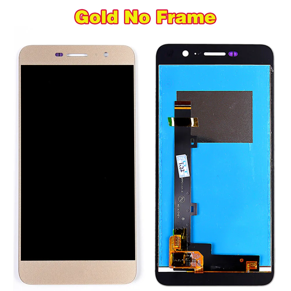 Gold without Frame По сделке команда 5,0 дюймов ЖК-дисплей для huawei honor 4c pro TIT-L01 кодирующий преобразователь сенсорного экрана в сборе сменная рамка с бесплатными инструментами - Цвет: Gold without Frame