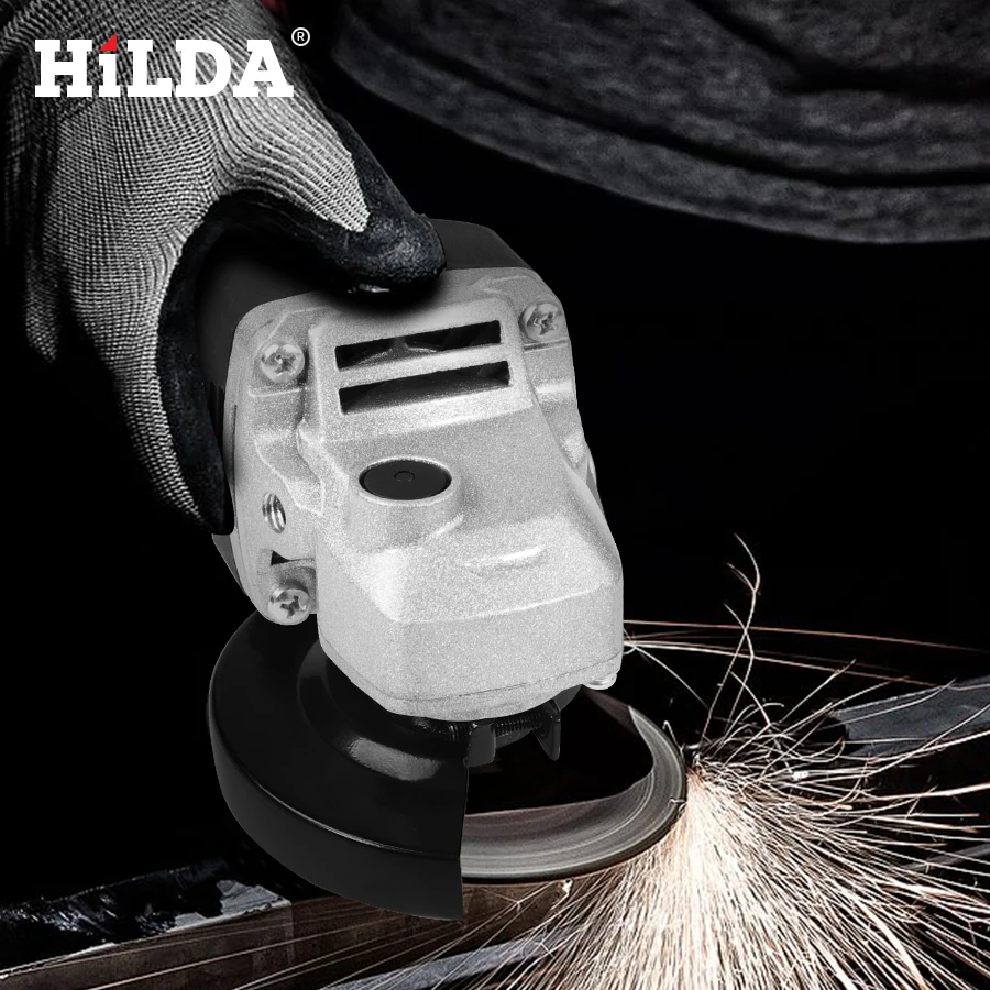 HILDA 910 Вт угловая шлифовальная машина электрический угловой электроинструмент для деревообработки с кабелем