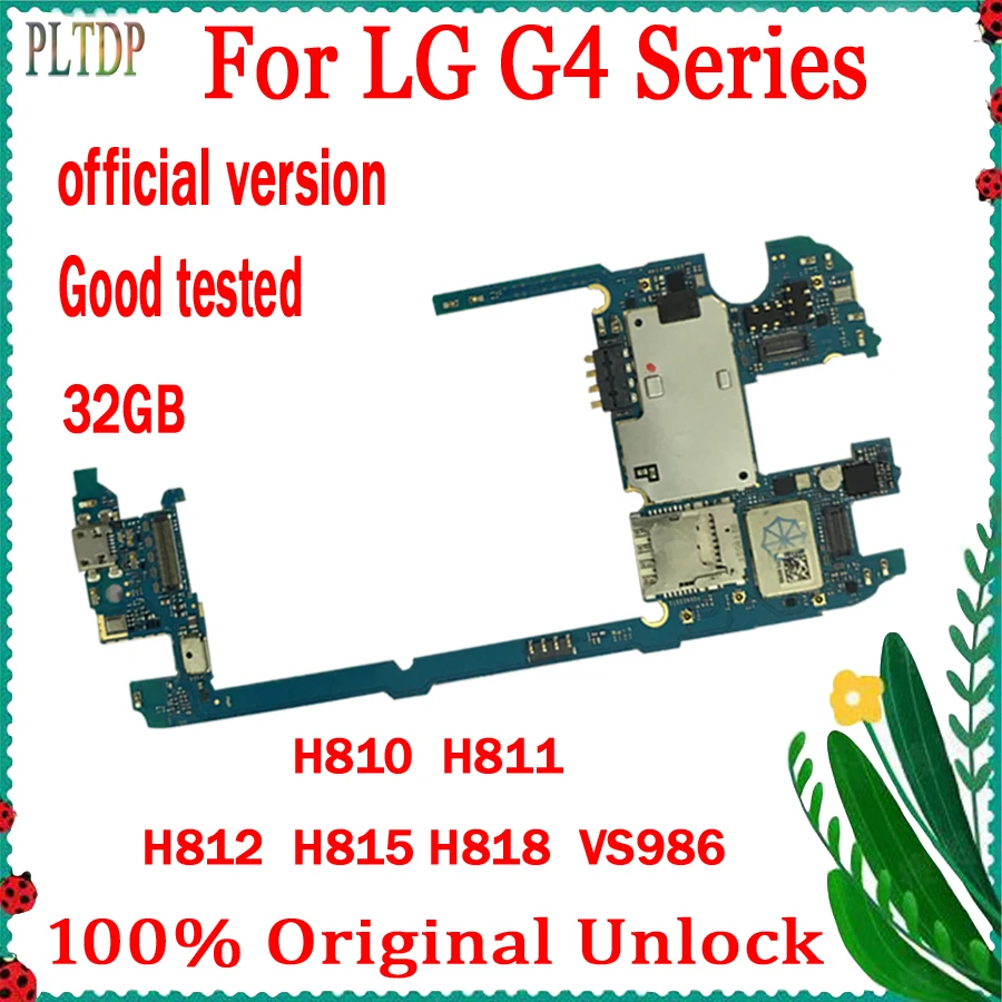 Заводская разблокированная материнская плата для LG G4 H815 H810 H812 H818 VS986 100%
