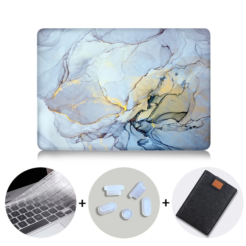 MB08 MTT чехол для Macbook Pro 13 15 с сенсорной панелью мраморный Жесткий Чехол для mac book Air Pro retina 11 12 13 15 дюймов чехол для ноутбука - Цвет: MB08