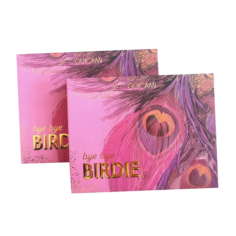 

12 Color Eye Shadow Purple Peacock Eyeshadow Compact Pearly Lustre Matte Waterproof