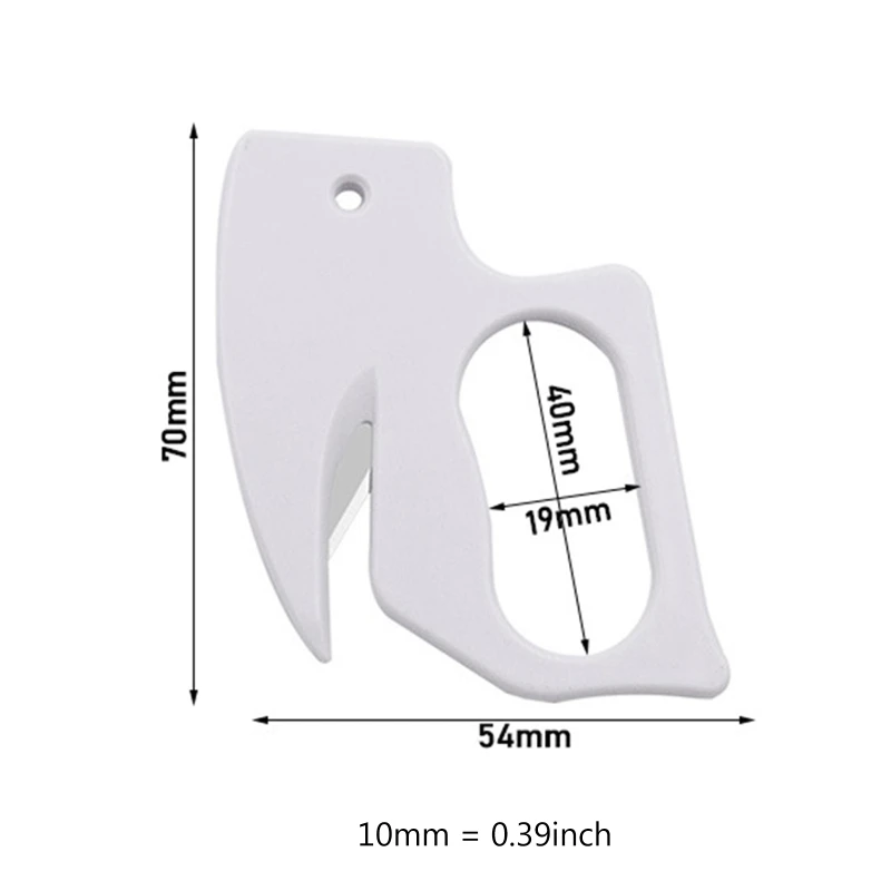 

2021 New Plastic Letter Opener Knife Safety Mail Envelope Paper Cutter Blade Cutting Tool