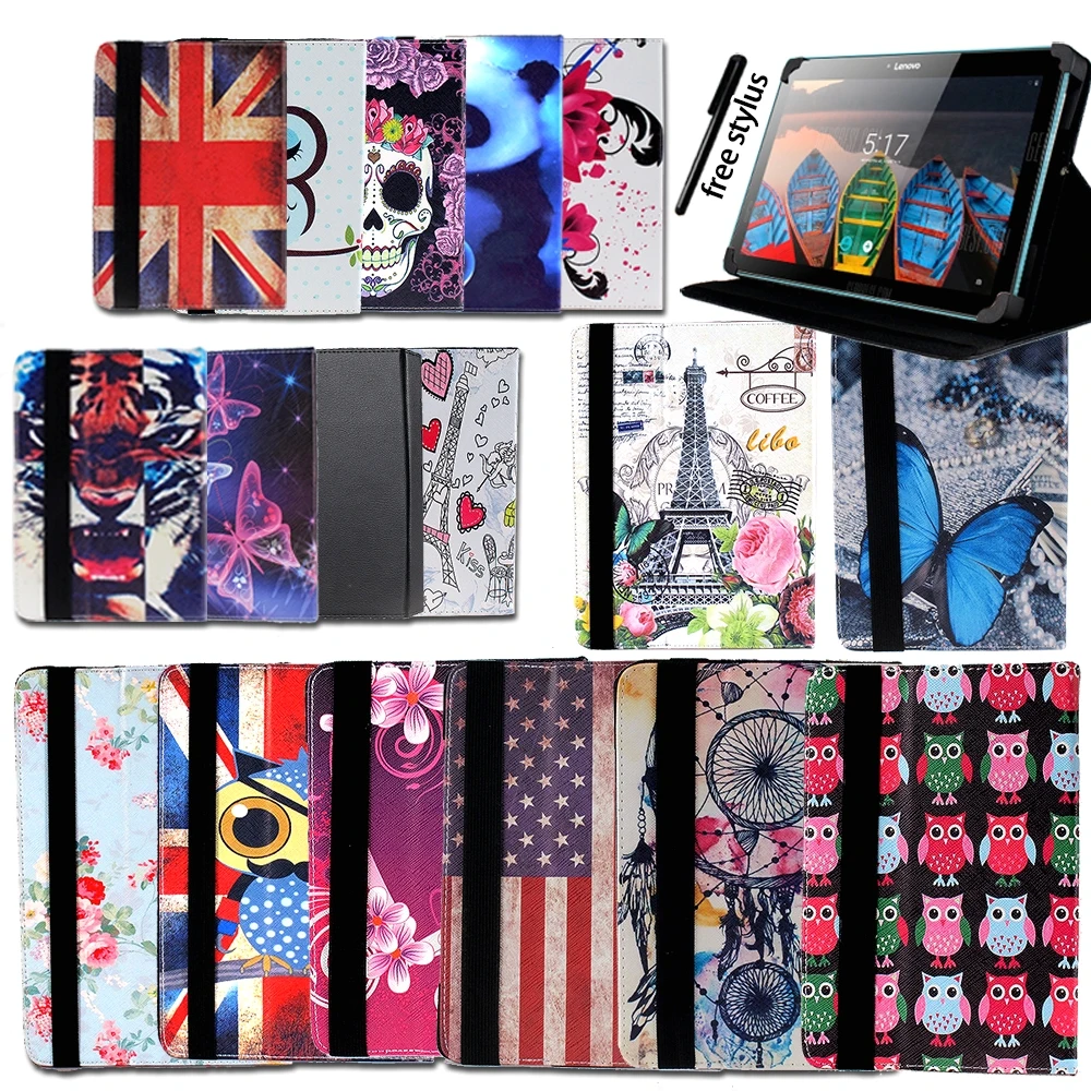 Многоцветная Кожаная подставка чехол от пыли для 7 &quot8&quot 10 &quotLenovo Tab E7 E8 E10/A7 A8 A10/S8