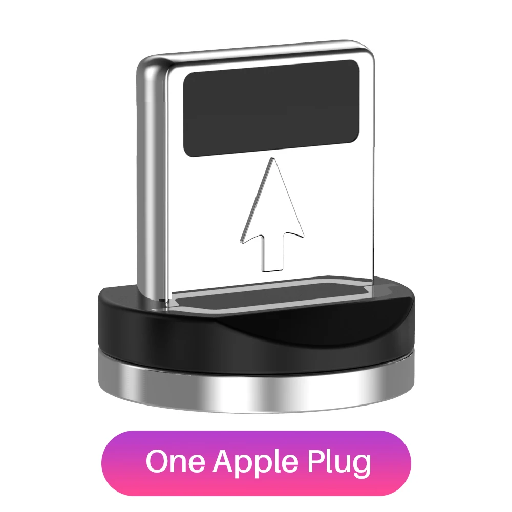 only for iphone plug YBD Магнитный кабель usb c кабель зарядное устройство для huawei Honor xiaomi redmi микро-usb-кабель для зарядки Шнур для iPhone samsung galaxy - Цвет: only for iphone plug