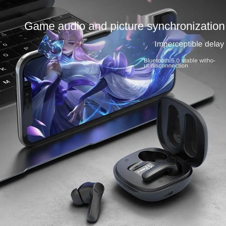 

New B11 TWS Wireless Bluetooth Headset Digital Display Touch Earphones Stereo Noise Canceling Waterproof Sports Earbuds With Mic