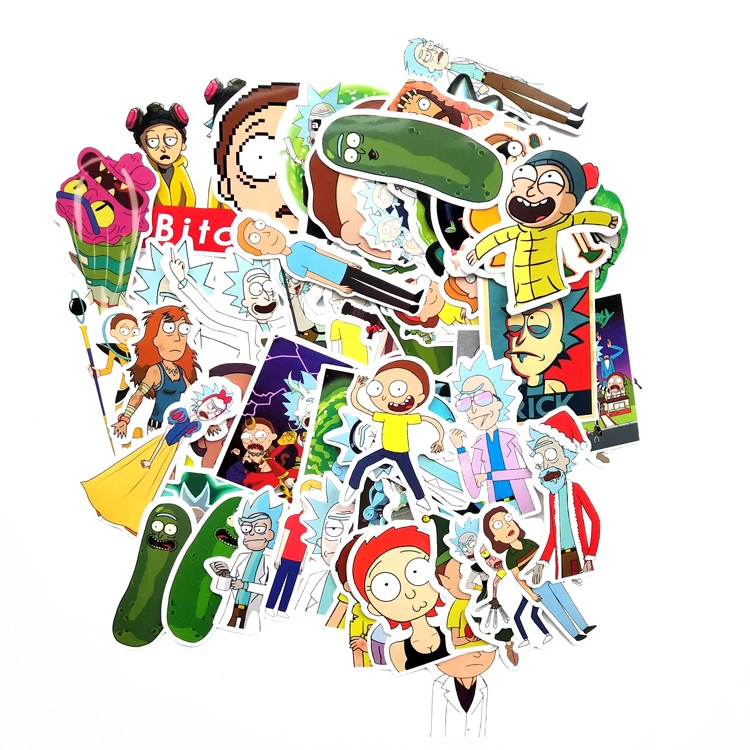 69 шт. водонепроницаемый стикер с изображением дедушки и внука для багажа сумка