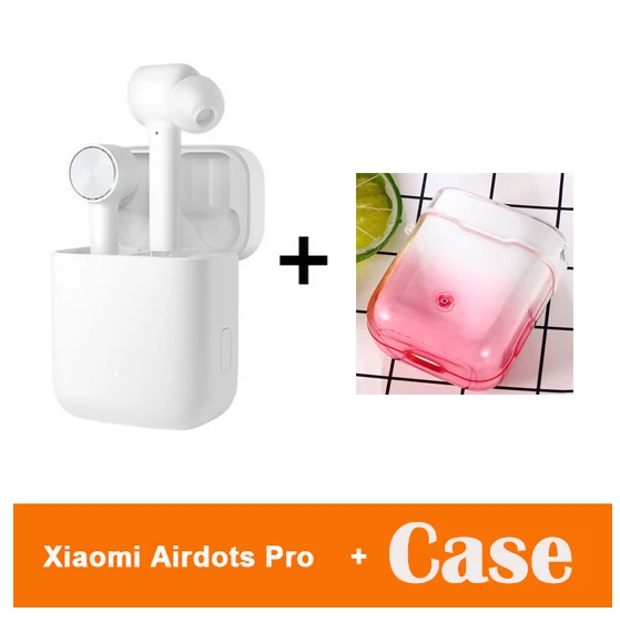 air add type5 case Оригинальные Xiaomi Mi Air True беспроводные наушники Airdots TWS Bluetooth 5,0 гарнитура стерео ANC шумоподавление Airdots Pro - Цвет: air add type5 case