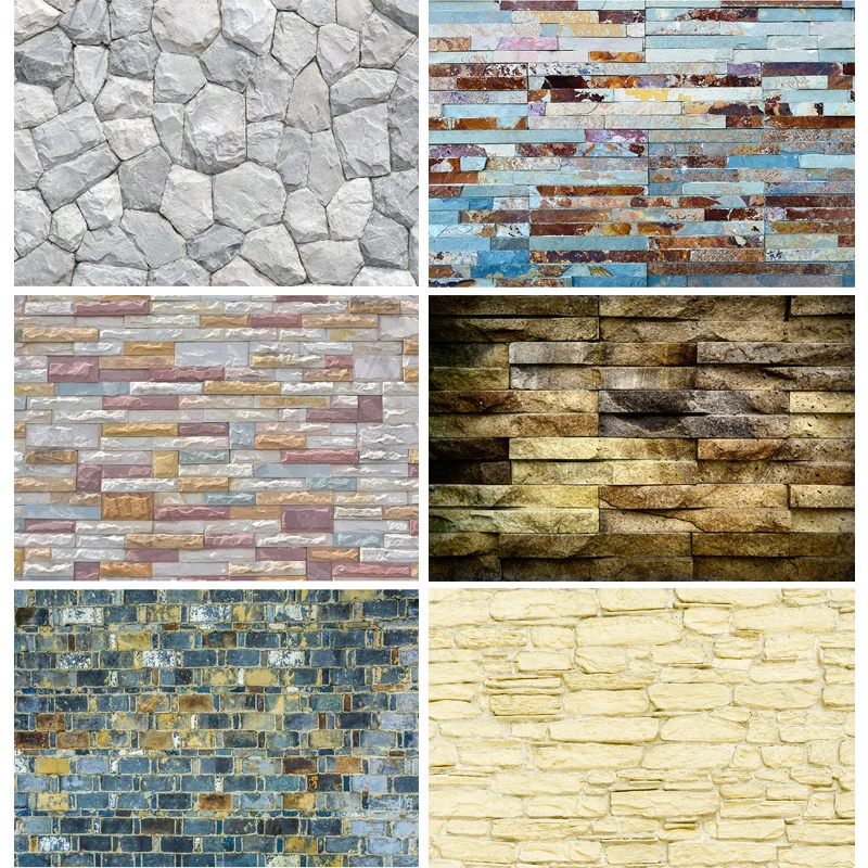 

Vinyl Custom Vintage Brick Wall Theme Photography Backdrops portrait Photo Background Studio Prop 211001 YXX-96