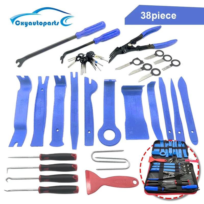 auto Interior Disassembly Tools Car Clip rivet fastener door Panel Trim Removal Tool Automotive Clips puller Pry Diy | Автомобили и