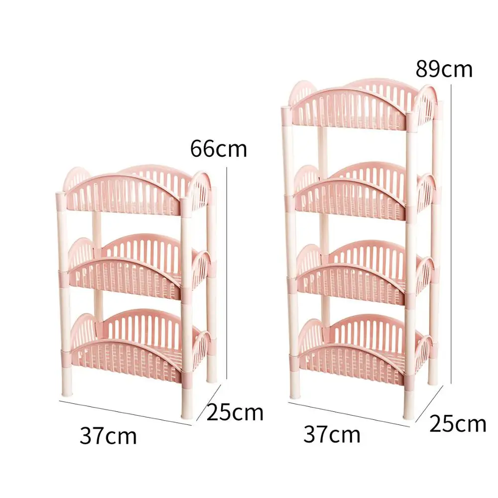 3/4 слойная пластиковая отделочная стойка для кухни гостиной полки хранения