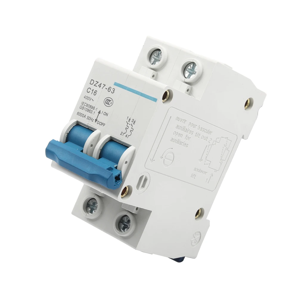 DZ30LE-32 1P+ N DZ47 2P DZ47LE-63 16A 63A AC 230 В или 400 в мини-выключатель MCB выключатель