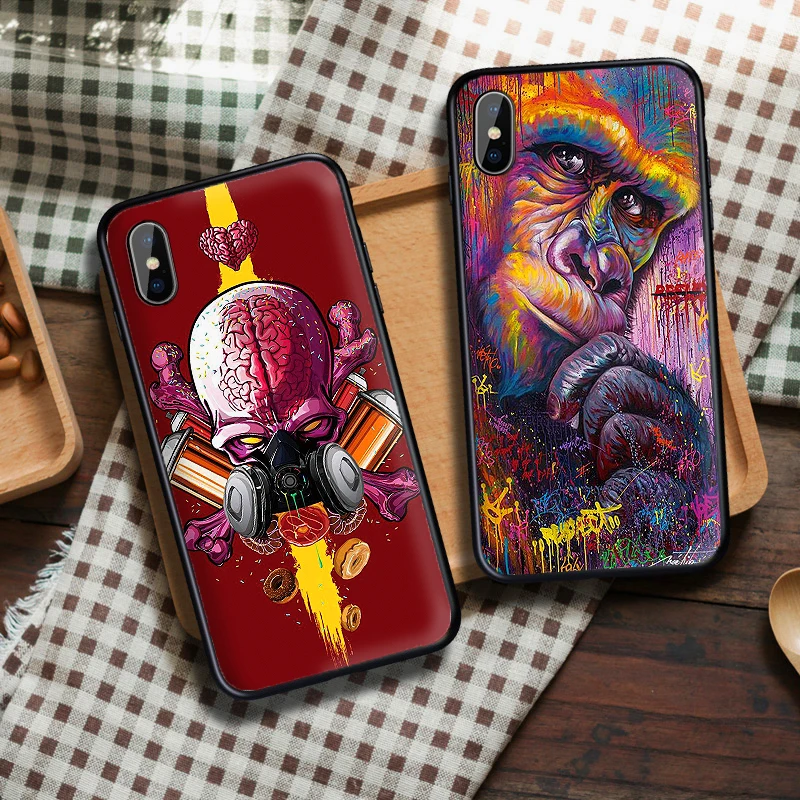 Graffiti Quote Soft Silicone Phone Case For iphone X XS Max XR 7 8 6 6s Plus TPU Back Cover | Мобильные телефоны и