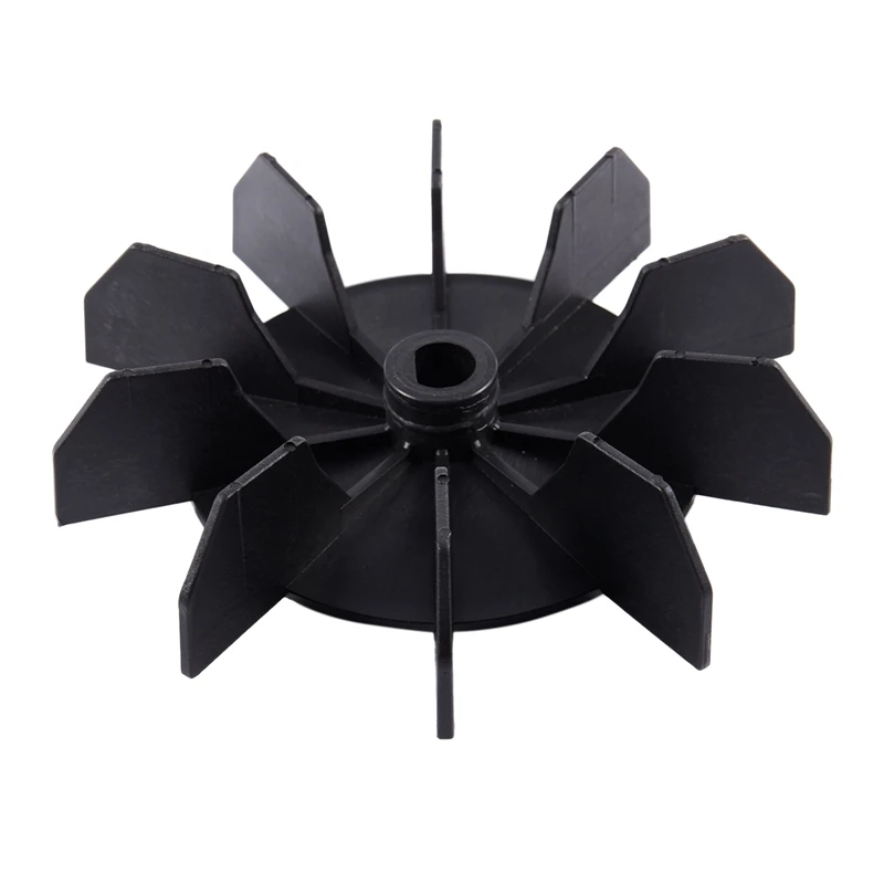 Replacement 0.5" Inner Bore 10 Impeller Air Compressor Motor Fan Blade Black | Бытовая техника