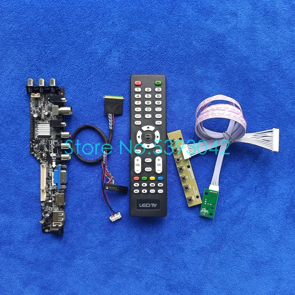 

Для LP133WH2 (TL)(N1)/(TL)(N3)/(TL)(N4) USB + AV цифровой сигнал DVB-T ЖК-панель 1366*768 LVDS-40Pin 3663 комплект платы контроллера