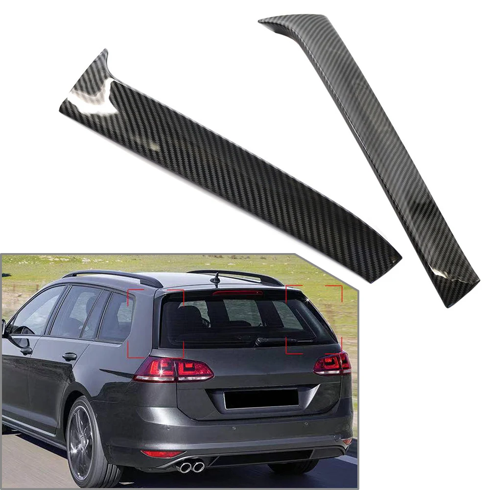 Автомобильный спойлер на заднее окно боковой Canard Carbon ABS накладка-сплиттер для VW