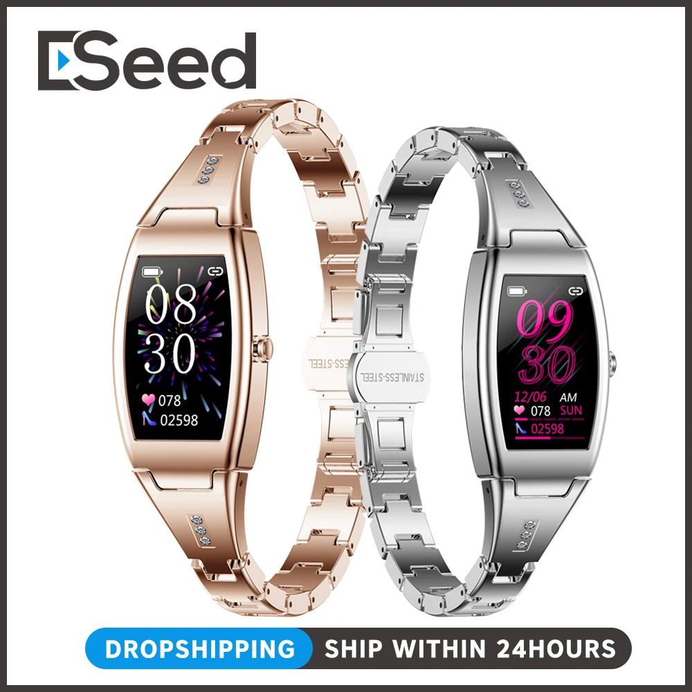 

ESeed MK26 Women's watches DiY Face Smart Watch IP67Waterproof Fitness Tracker Heart Rate IP67Waterproof SmartWatch For Android