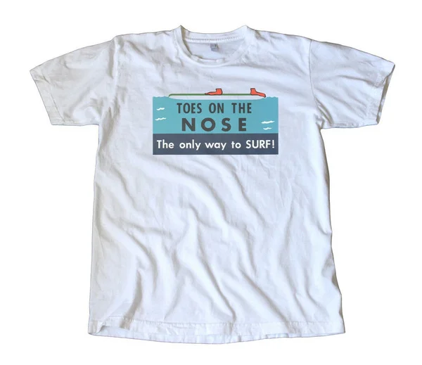 

Vintage Toes On The Nose Decal T-Shirt - Surf, Suring