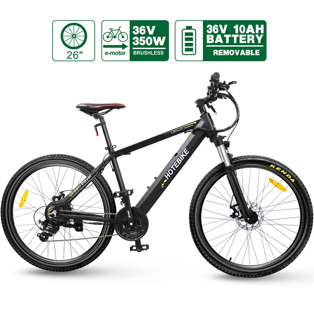 HOTEBIKE 36v 350w Электрический горный велосипед для US 26 &quotсо скрытой батареей