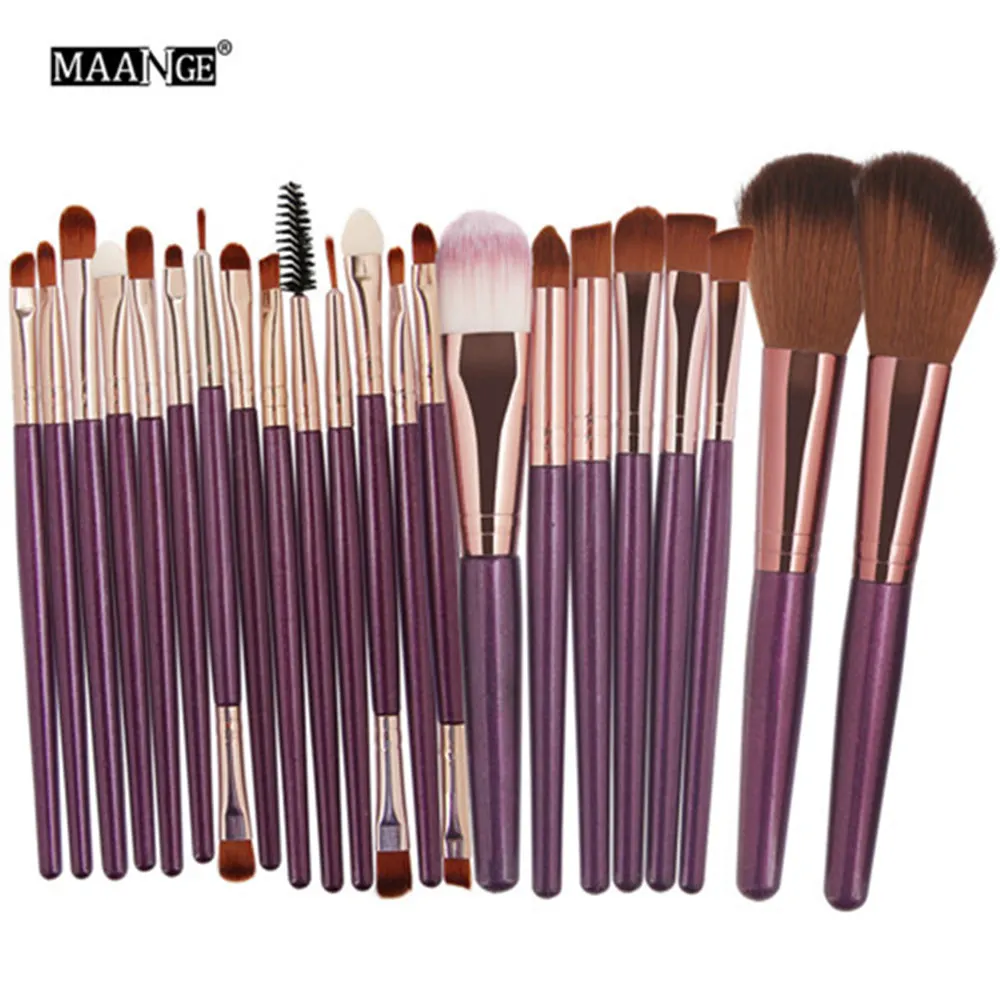 MAANGE Pro 10/22/25 шт. набор кистей для макияжа кисточки смешивания и контура глаз тени