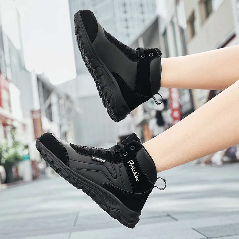 Fashion Women Sneakers Comfortable Breathable PU Walking Shoes Lace Up Casual Shoes