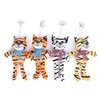 1 шт., плюшевый тигр, 17 см, брелок для ключей