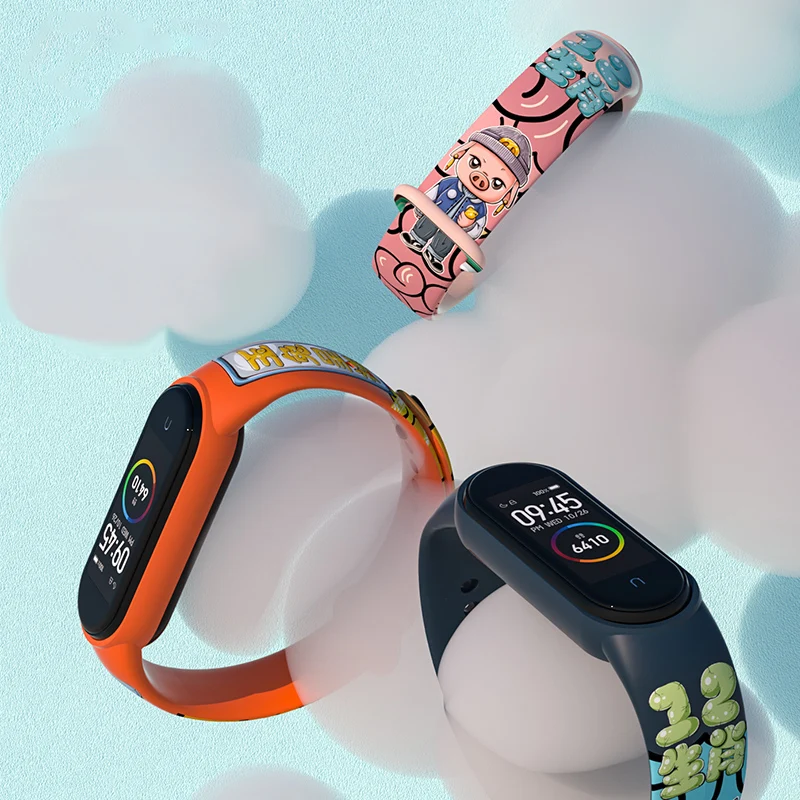 Сменный ремешок для смарт-часов xiaomi mi Band 5 band nfc | Наручные часы