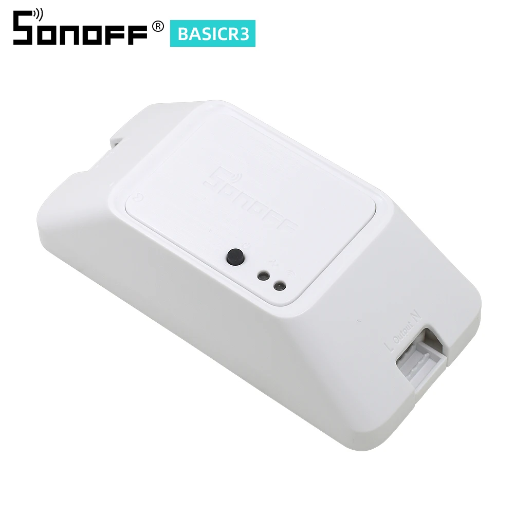 ITEAD SONOFF Basic R2/R3 Wifi беспроводной умный переключатель света DIY модуль приложение/LAN/голосовое дистанционное управление 10A Поддержка Google Home Alexa