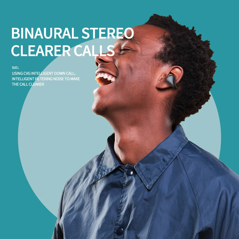 Новинка TWS беспроводные наушники Bluetooth 5 0 с зажимом дизайн наушников музыкальная